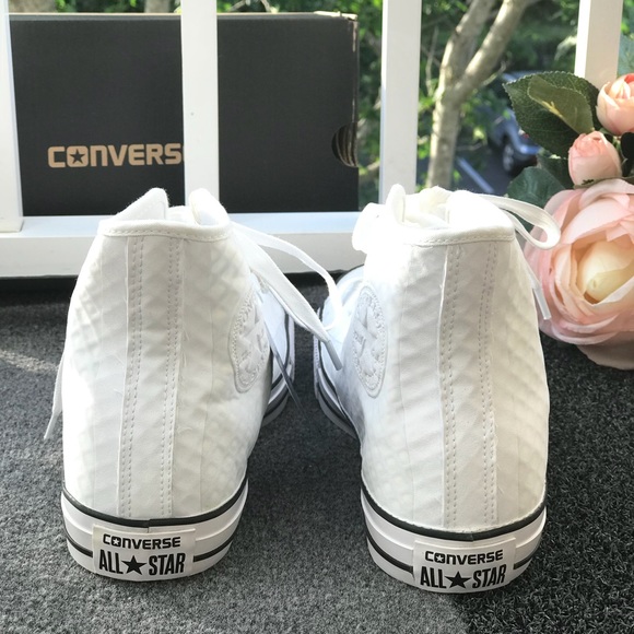Converse Ctas HI white white black WMNS AUTHENTIC - Picture 4 of 7
